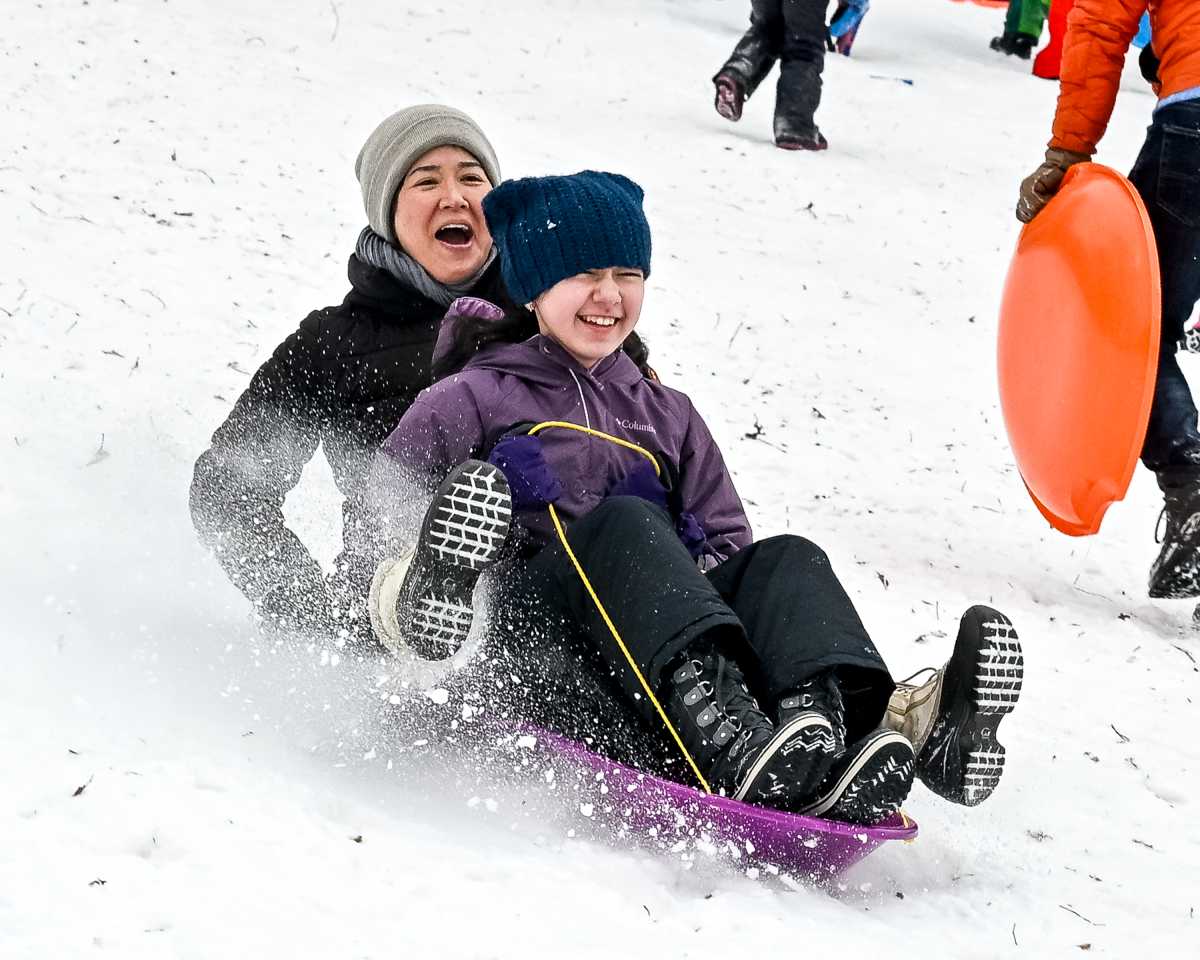 Snow fun! Brooklynites turn Prospect Park into winter playground after Storm Fern * Brooklyn Paper