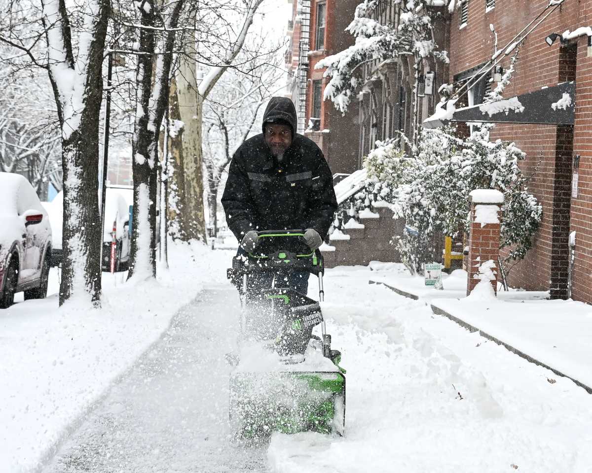 snow day in Brooklyn