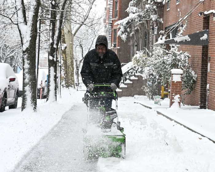 snow day in Brooklyn