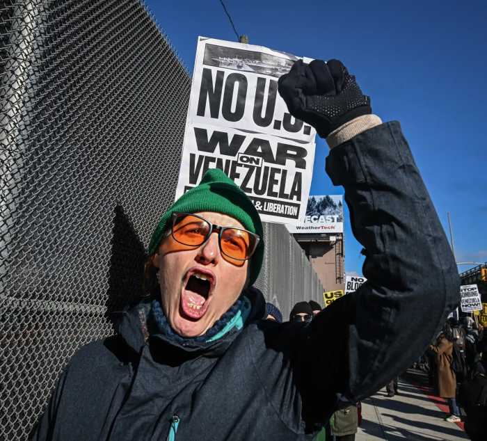 protestors outside mdc