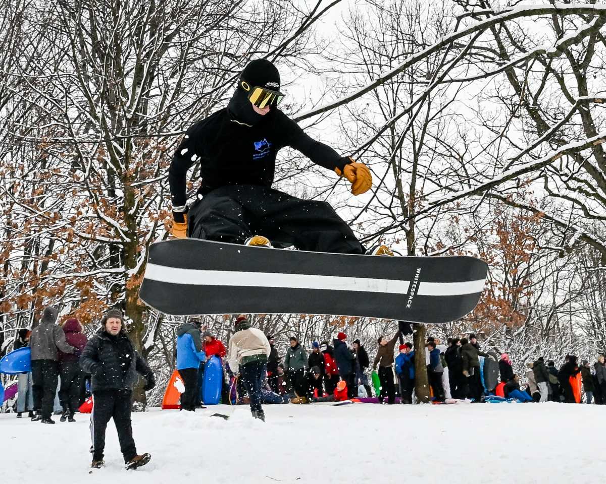 Snow day returns: Brooklyn kids celebrate first official closure in seven years with sledding in Prospect Park