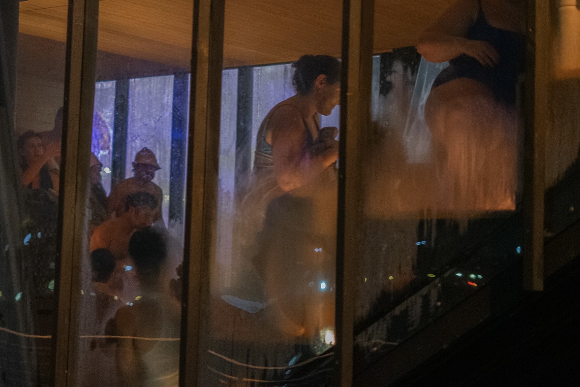 Culture of Bathe-ing brings Nordic wellness and performance art to Brooklyn’s Domino Park