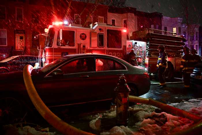 car in front of hydrant