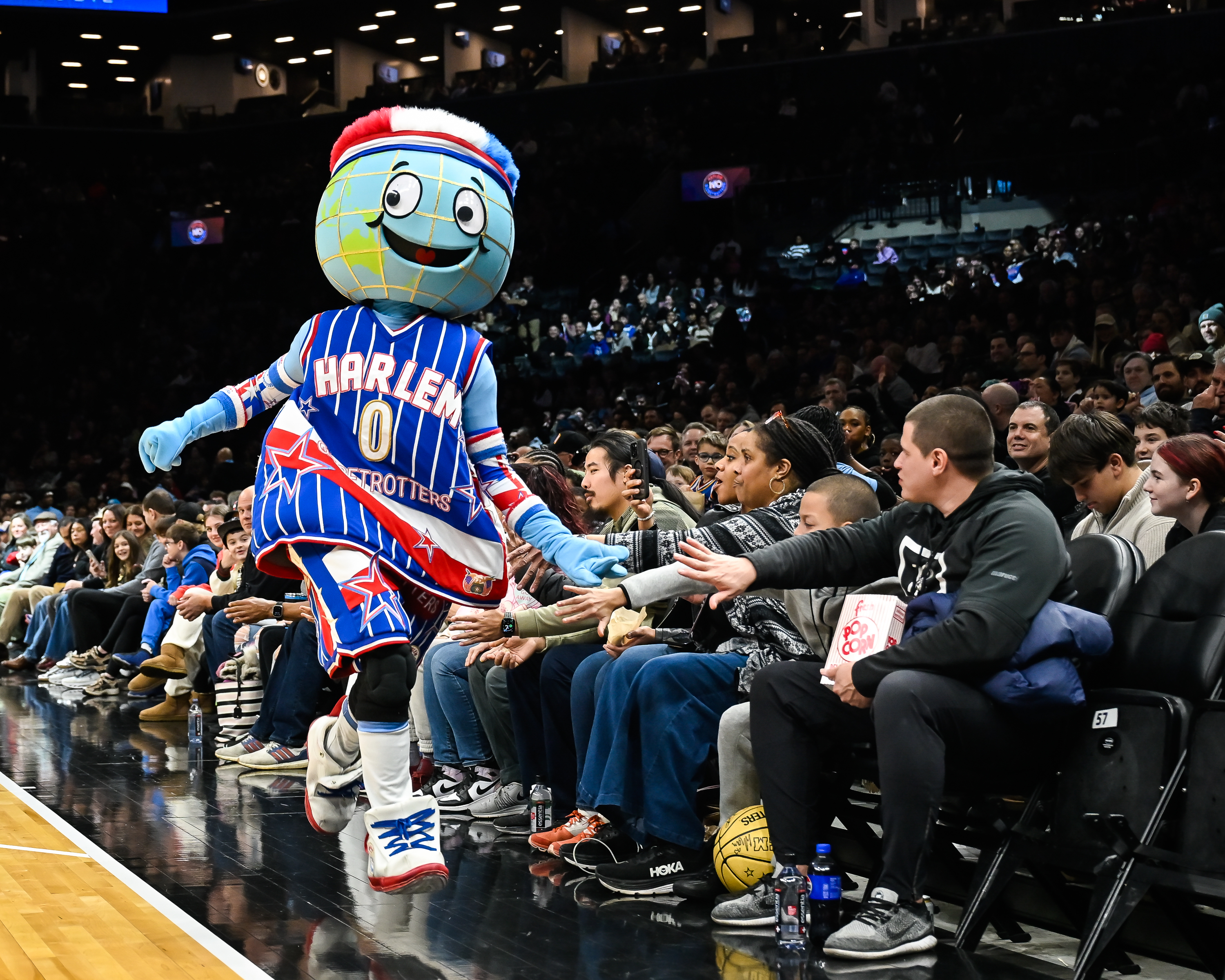 A century of showmanship: Harlem Globetrotters wow Barclays Center