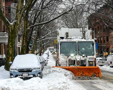 snow in park slope power outage