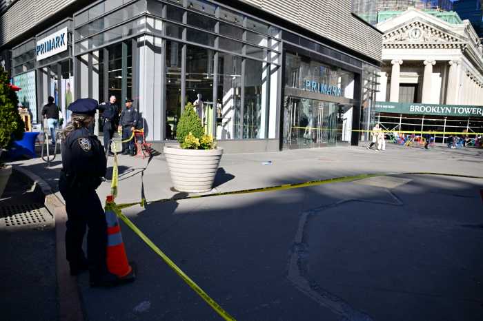 police block of scene of shooting