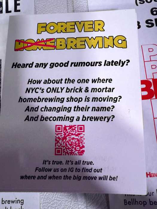 forever brewing flyer