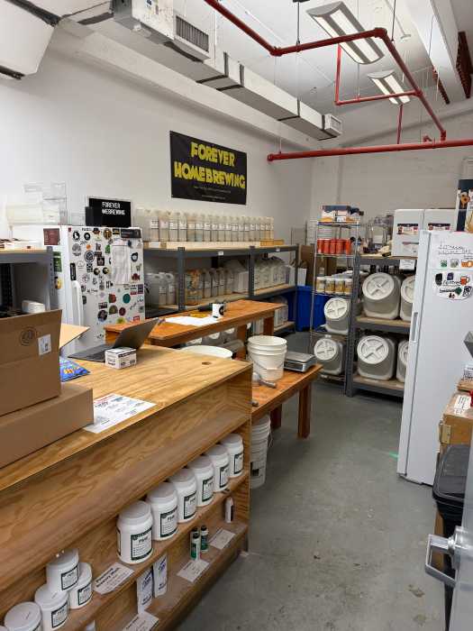 forever homebrewing space