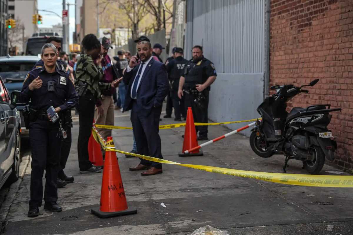 scene of williamsburg shooting