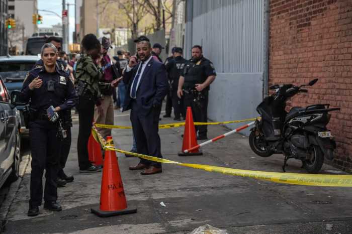 scene of williamsburg shooting