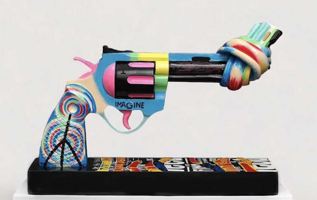 Tying art to peace: free Brooklyn workshop invites teens to reimagine the Knotted Gun * Brooklyn Paper