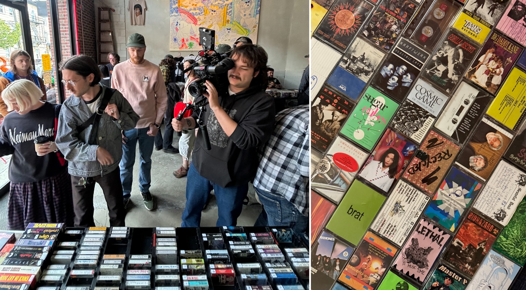 NYC Tape Fair buyers and tapes